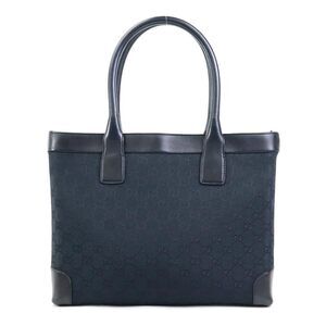 Gucci Handbag GG Canvas Leather Black